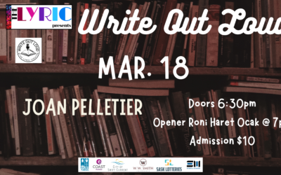 Write Out Loud with Author Joan Pelletier – Tickets at the Door     
